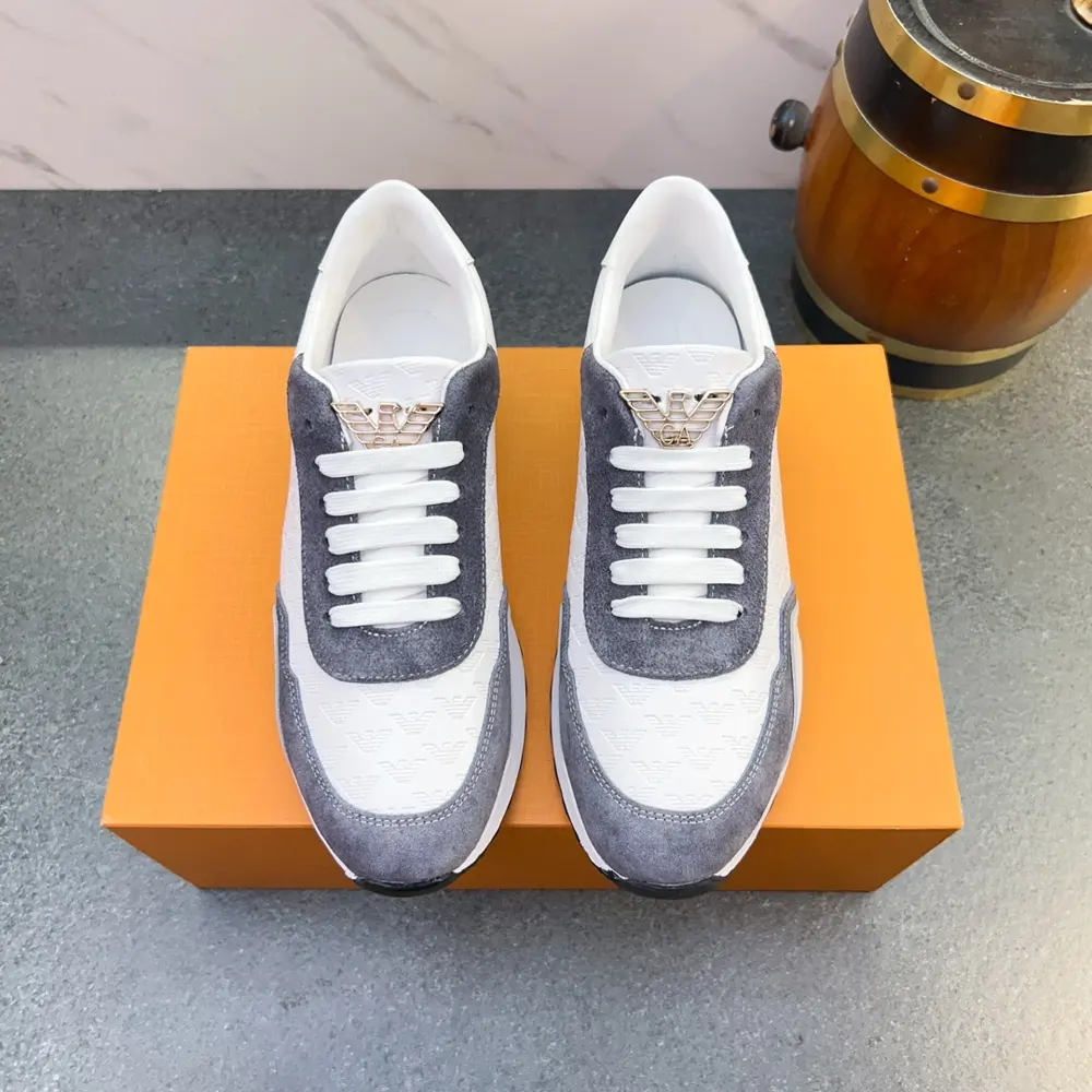 Armani casual sports shoes. The upper