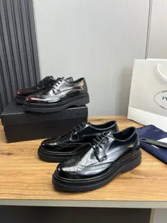 Prada high-end men’s casual leather shoes