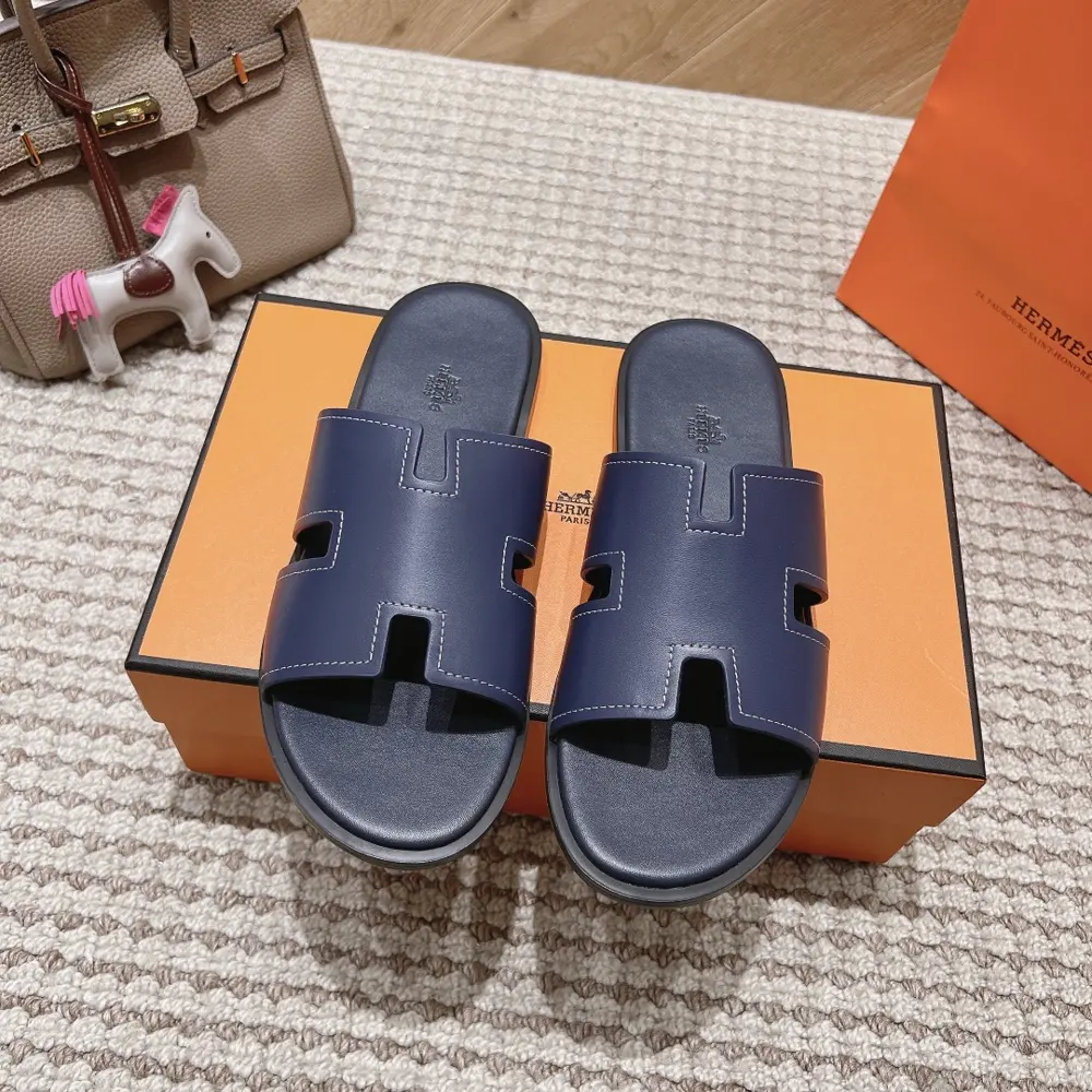 Hermès Colorblocked Hermès leather fabric