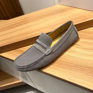 Versace loafers with imported high-mercer cowhide leather upper
