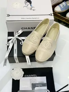 Chanel fisherman shoes new color woven