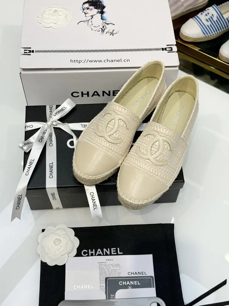 Chanel fisherman shoes new color woven