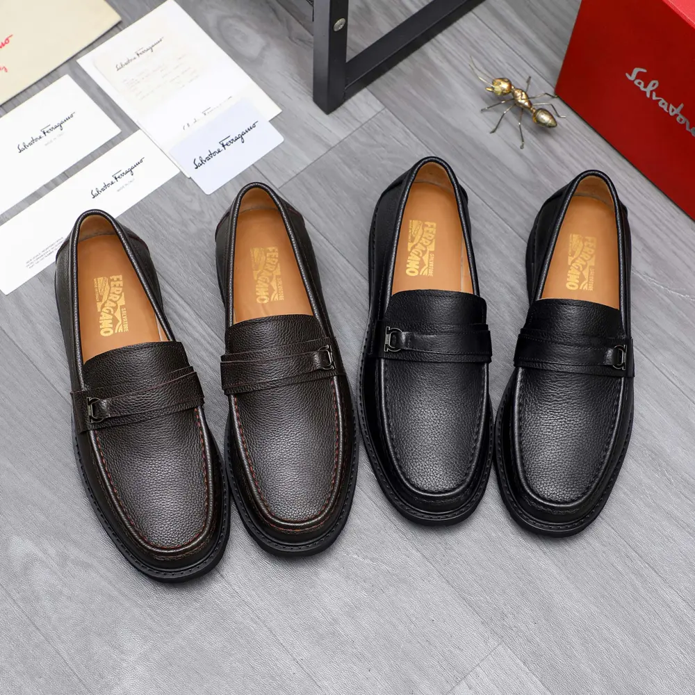Salvatore Ferragamo business slip-on shoes
