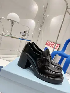 Prada 2022 Fall/Winter High-Heeled Loafers