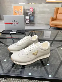Prada men’s leather sneakers