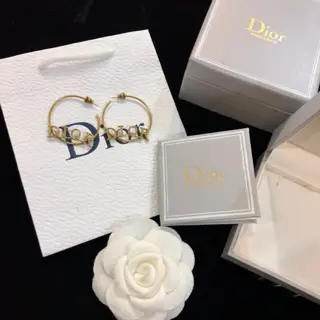 Dior earrings are fashionable and classic