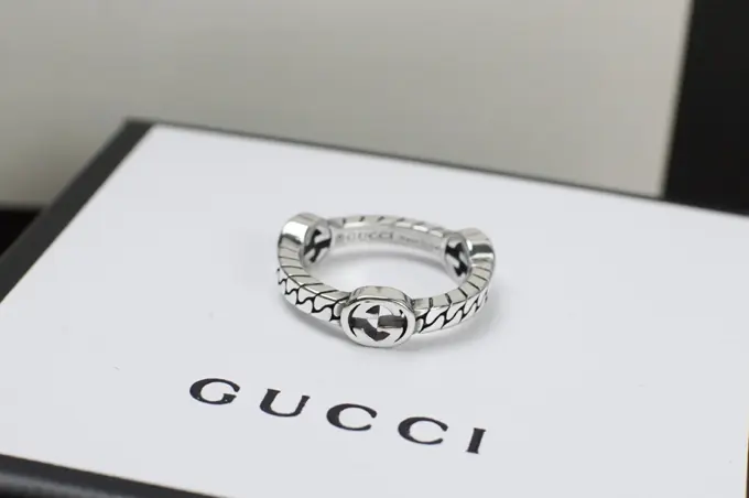 Gucci Interlocking double G ring