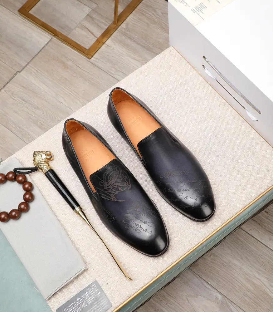 Berluti formal leather shoes High-end leather sole formal leather shoes