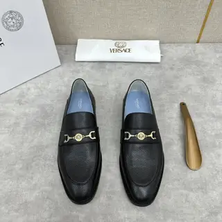 Versace men’s business leather shoes
