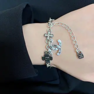 Chanel Cambon distressed vintage bracelet