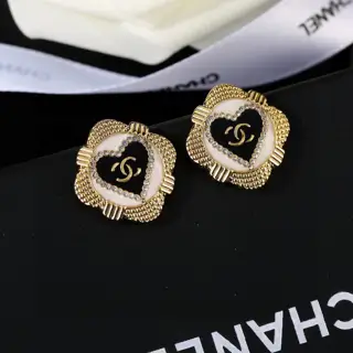 Chanel Double C Classic Earrings
