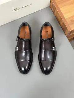 Santoni super soft leather loafers