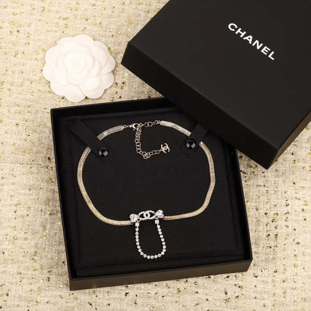 Chanel classic double C necklace