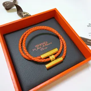 New Hermes bracelet braided bracelet thickened version gold version. High-end precision