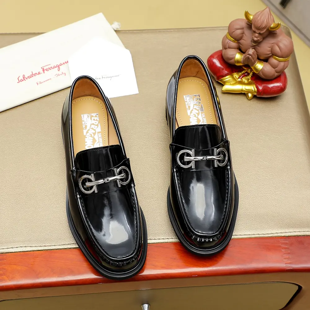 Salvatore Ferragamo casual slip-on shoes Official website original 1:1 mold