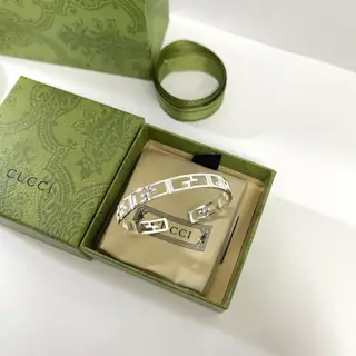 Gucci popular double G tag bracelet necklace European and American fashion personality