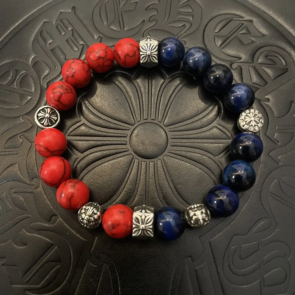 Chrome Hearts classic retro multi-element color matching bracelet