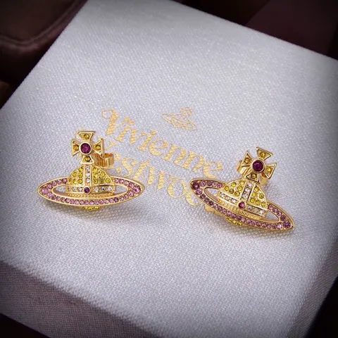 Vivienne Westwood Saturn earrings Elegant and refined design