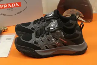 Prada sneakers are featured on the cover of Italian men’s shoes fashion magazine quarterly