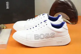 BOSS white shoes
