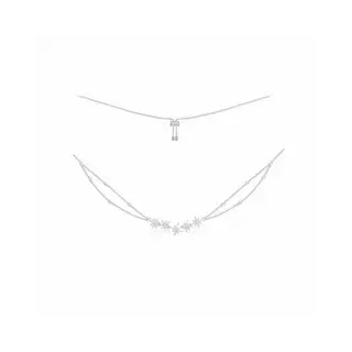 Apm monaco double-layer multi-star necklace