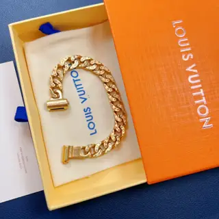 Louis Vuitton distressed bracelet
