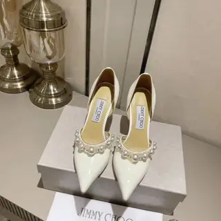 Jimmy Choo Jc counter new pearl diamond goddess series single shoes ︎ Jue Zi series single