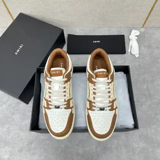 AMIRI couple style street style high version AMIRI bone shoes 20FW RUNWAY SKEL TOP