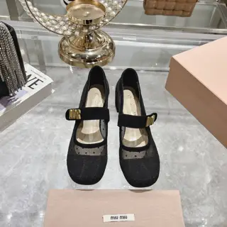 Dior 2024 Spring and Summer New Haute Couture Series C’est Thick Heel Square Toe Women’s