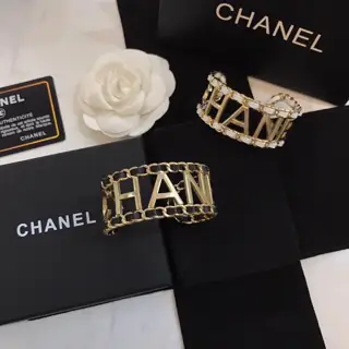 Chanel leather bracelet