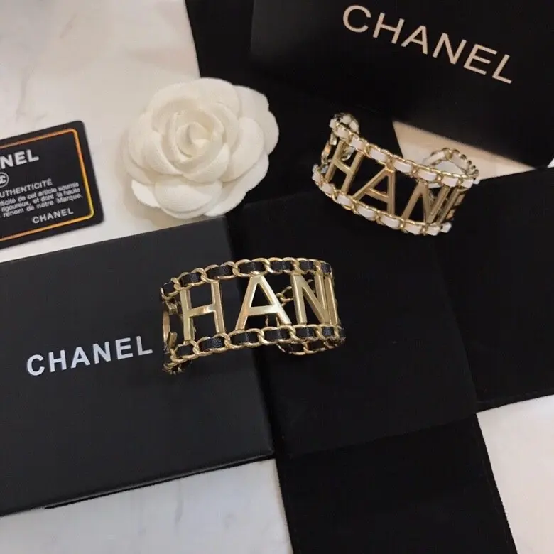 Chanel leather bracelet