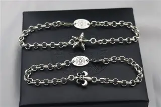 Chrome Hearts classic and versatile anchor star bracelet