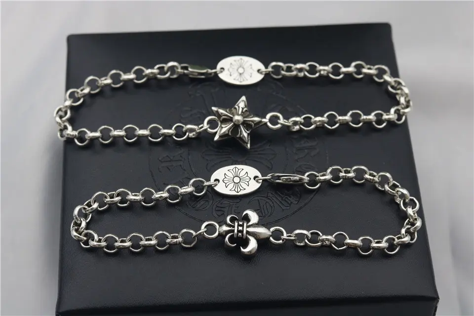 Chrome Hearts classic and versatile anchor star bracelet