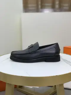 Hermès casual leather shoes original soft calfskin water-dyed cowhide lining original