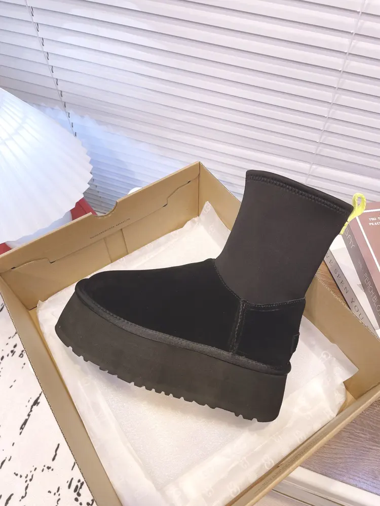 UGG new classic Deep Boots 5-layer outsole original last comfortable warm height-enhancing