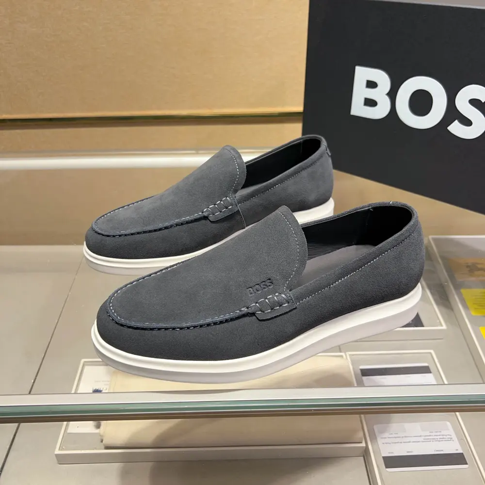 BOSS new suede loafers