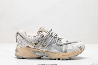 ASICS/Asics #Breathable mesh upper with some synthetic leather material#Using the new AHAR+