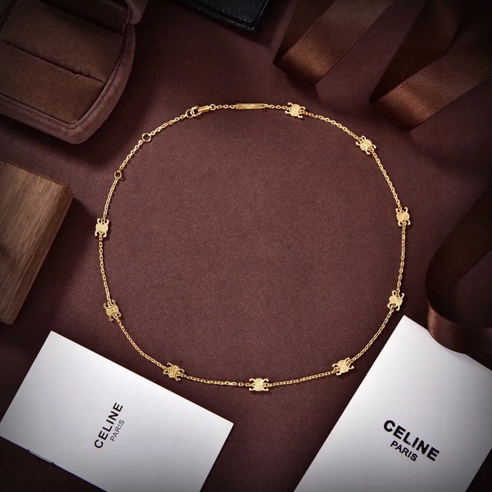 Celine Arc de Triomphe necklace