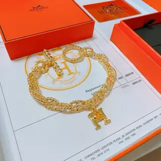 New Hermès bracelet thickened platinum version. High-end precision version