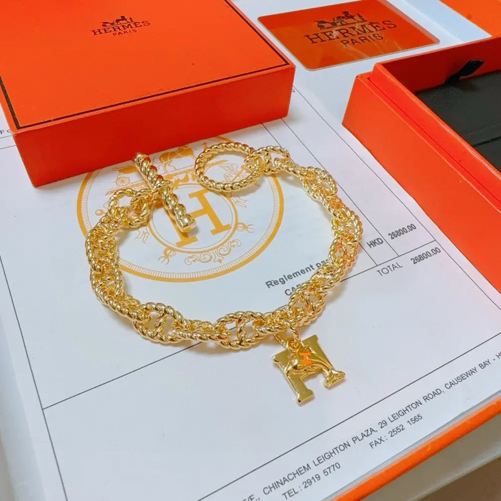 New Hermès bracelet thickened platinum version. High-end precision version
