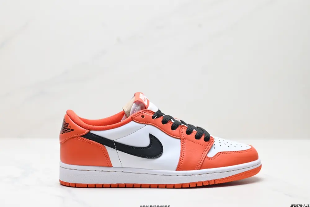Nike AIR JORDAN 1 RETRO LOW OG white toe AJ1 low-top casual sneakers with official color CZ0790-001