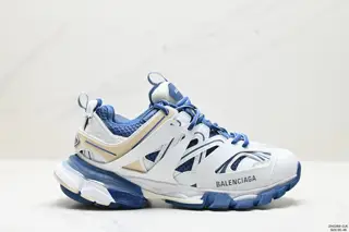 high-end luxury brand-Balenciaga Sneaker Tess s.Gomma MAILLE WHITE/ORANGE 3.0 generation 542023