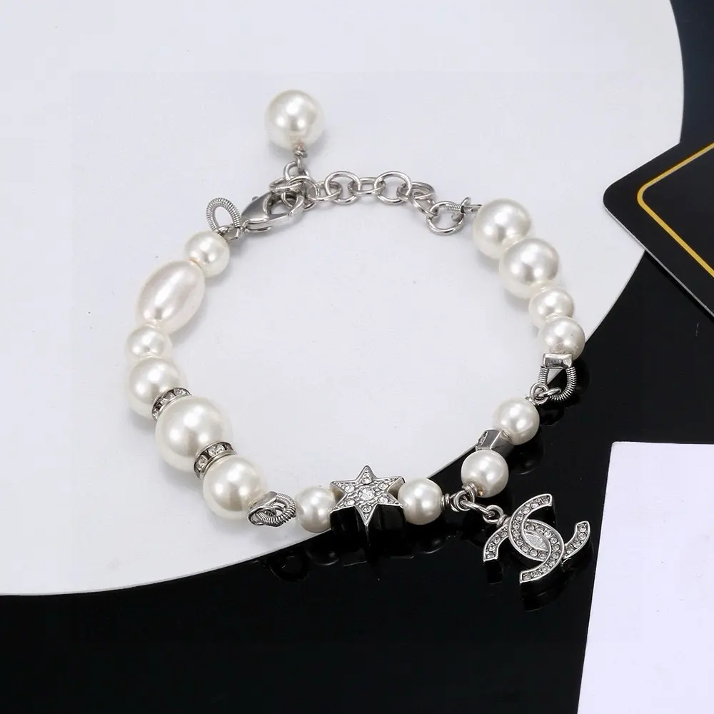 Chanel star pearl bracelet