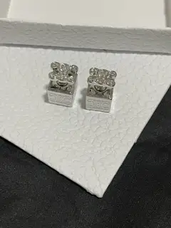 Celine square earrings