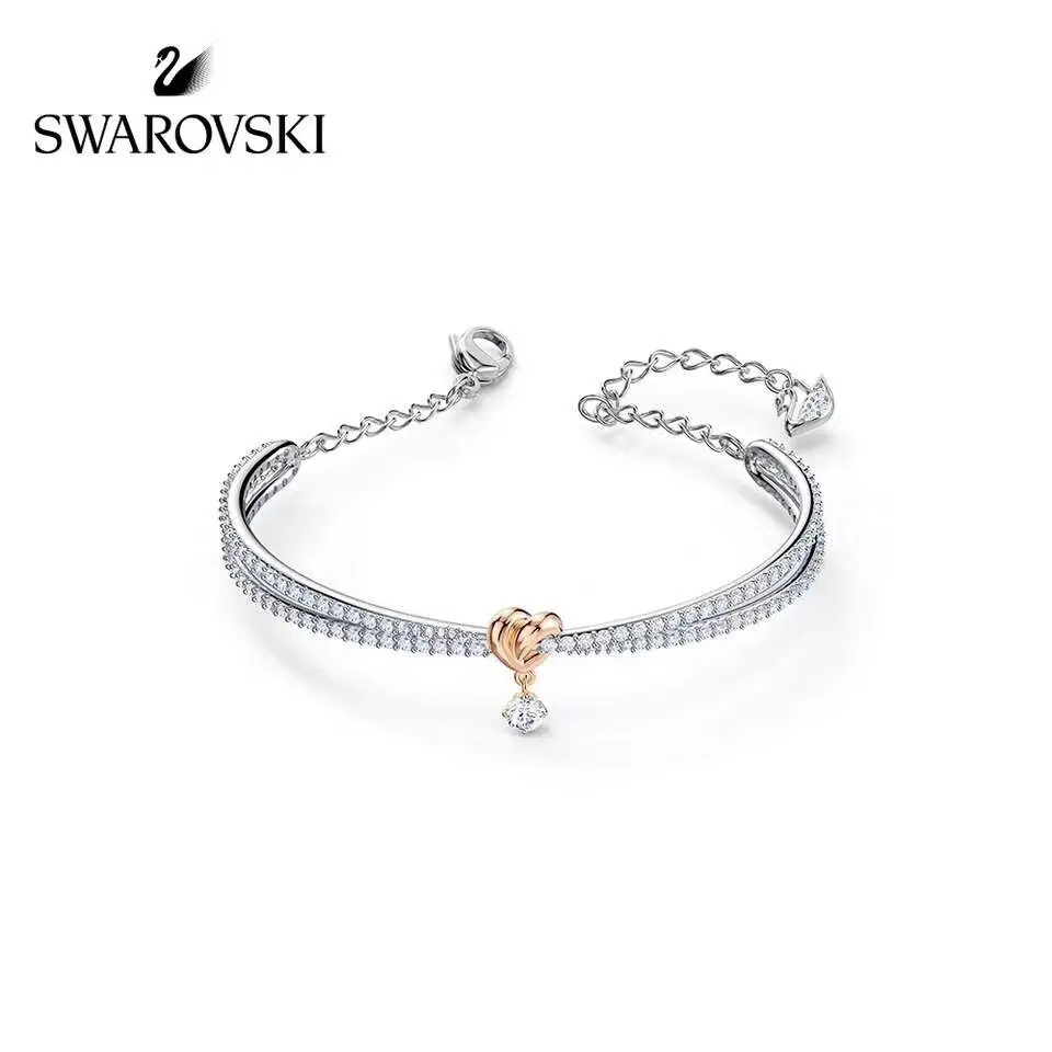 Swarovski Eternal Love Heart Single Diamond Color Bracelet