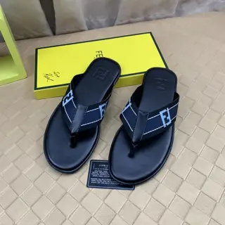 Fendi slippers imported original webbing