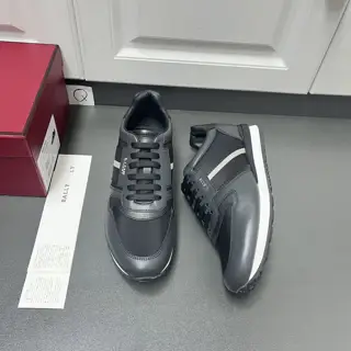 BALLY Men’s Leather Fabric Sneakers