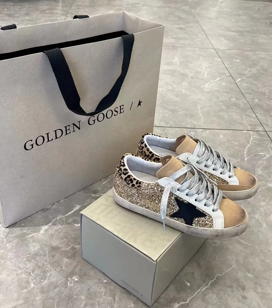 Golden Goose Leopard Tail Couple’s Original High Version Shoes