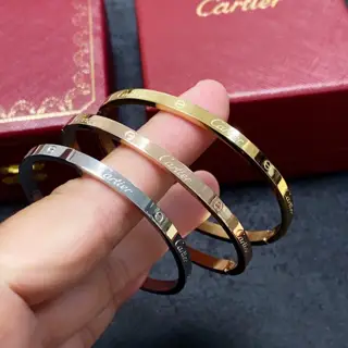 Cartier narrow bracelet Imported precision color-preserving 18k High-end customization Top