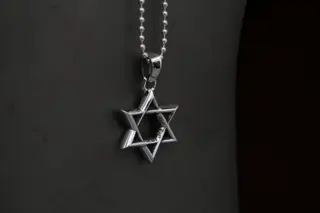 Chrome Hearts Classic Six-Pointed Star Necklace